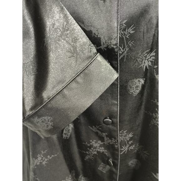 Robert Louis Mandrin Silk Top Black Womens Size Large - Picture 5 of 6